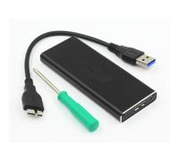 CoreParts MSACSC/USB3.0 SSD Enclosure - M.2, USB 3.2 Gen 1, Black