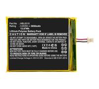 CoreParts Sparepart Battery for Urovo, Unitech Barcode Scanner 14Wh, UEA500BL HBL6310 HBL6310 HBL6310 (Barcode Scanner 14Wh Li-Polymer 3.8V 3650mAh Black for i6310, i6310B, i6310C, i6310i, i6310M7,)