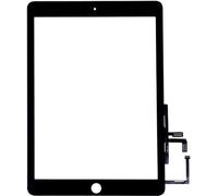 CoreParts touch panel assembly Black Ipad 6 (2018 edition), A1893 AND A1954, MICROSPAREPARTS MO (Ipad 6 (2018 edition) w. adhesive and without homebutton- A1893 and A1954)