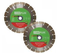 Coreplus General Purpose Diamond Brazed Blade 230mm Twin Pack Cordbtt12230