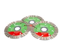 Coreplus CORDBGP115 115mm HTT Hybrid Segmented Diamond Grinder Blades x3 Pack