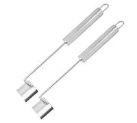 Corer for Corn on the Cob, Pack of 2 Ergonomic Peelers Made of Stainless Steel, Peeler for Corn on the Cob, for Barbecue, Picnics, Kitchen, Sweet Salads and Household Preparation