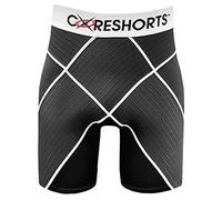 Coreshorts Pro 3.0 - Core Stability Compression Shorts, Help Prevent Hamstring and Groin Injuries in Football, Rugby, GAA, Tennis etc. (Large) Black