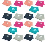 Coresteady Resistance Band For Men & Women - Exercise Band to Build Strength, Flexibility, Muscle & Tone - For Fitness, Stretching, Pilates, Physio & Yoga - With Exercise e-Guide (Pack of 4)