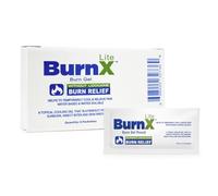 CoreTex Burn X Lite Cooling Gel - Pack of 6 Single-Use Lidocaine-Free Burn Gel Packets with Aloe Vera, Vitamins, and Other Natural Compounds - Sunburn Relief That Cools and Soothes Irritated Skin