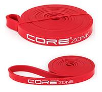 COREZONE Resistance Bands - Light, Red | Home Gym Exercise Assist Workout Bands for Butt, Leg, Glute, Yoga, Pilates, CrossFit, Fitness, Physical Therapy | PULL UP Resistance Bands for Men & Women
