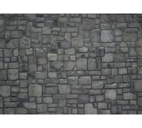CORFOTO 1.8x1.2m Fabric Light Grey Natural Uneven Rustic Cobblestone Wall Rough Stone Texture Backdrop Country Farm Indoor Studio Portrait Photography Background Photo Booth