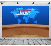 CORFOTO 10x6.5ft Breaking News Photo Backdrop, Polyester Fabric, Color: N2-a15787, Occasion: Celebratory Events, Parties, Weddings, Birthdays, Graduations