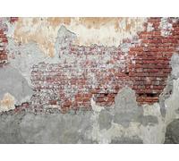 CORFOTO 2.1x1.5m Brick Wall Backdrop Old Vintage Red Stone Wall Backdrop Grunge Brick Wall Photography Background Red White Wall Background Grunge Red Stonewall Background Photo Booth Studio