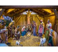 CORFOTO 2.1x1.5m Christmas Manger Scene Backdrop Holy Night Nativity Photography Background Xmas Party Decor Church Event Banner Decorations Photo Studio Props