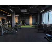 CORFOTO 2.1x1.5m Gym Backdrop Modern Fitness Room Backdrop Indoor Sports Gym Equipment Photography Background Exercise Backdrop Modern Health Club Decor Adult Photo Booth Shoot