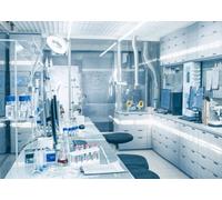 CORFOTO 2.1x1.5m Modern High Tech Laboratory Backdrop Science Lab Backdrop Chemistry Laboratory Chemical Experiments Background Laboratory Theme Party Banner Photo Booth