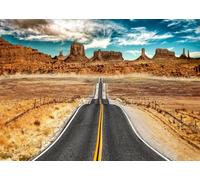 CORFOTO 2.1x1.5m Mojave Desert by Route 66 Backdrop Highway Scenery Backdrop Mountain Desert Landscape Backdrops Endless Country Highway Photography Background Photo Studio Props