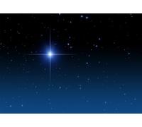 CORFOTO 2.5x1.8m Star Backdrop Nativity Scene Star of Bethlehem Jesus Birth Blue Starry Sky Photography Background Christmas Party Decoration Photo Booth Props