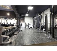 CORFOTO 2.7x1.8m Gym Photography Background Gym Equipment Backdrop Physical Exercise Sports Theme Banner for Gym Workout Banner Video Shooting Background Adult Portrait Photo