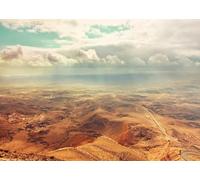 CORFOTO 3x2.5m Colored Sandstone Desert Photo Backdrop Large Crater National park Photography Background Unique Relief Geological Erosion Land Form Nature Landscape Photo Booth