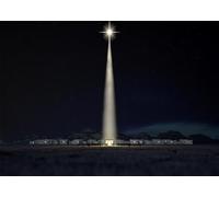 CORFOTO 3x2m Star of Bethlehem Backdrop Nativity Scene Christs Birth Bethlehem Town Night Photography Background Bright Star Christmas Party Decor Baby Shower Photo Booth