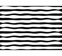 CORFOTO 4.6x3m Fabric Hand Drawn Wavy Black White Horizontal Stripe Seamless Minimal Texture Backdrop Simple Modern Photography Background for Daily Portrait Party Shoot