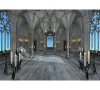CORFOTO 6x3m Fantasy Medieval Castle Backdrop Palace Interior Photography Background Castle Entrance Photo Booth Prop Medieval Theme Party Decor Props