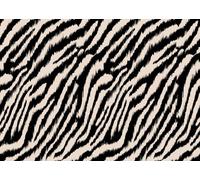 CORFOTO Fabric 3.6x3m (12x10FT) Black White Zebra Print Backdrop Animal Stripe Pattern Photography Background for Safari Birthday Fashion Party Kids Adults