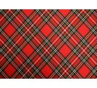 CORFOTO Fabric 6x3m Red Tartan Plaid Backdrop Scottish Checkered Pattern Fabric Texture Photography Background for Vintage Wedding Party Photo Booth Props