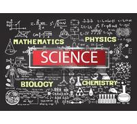 CORFOTO Fabric 6x3m Science Chalkboard Backdrop Math Physics Biology Chemistry Formulas STEM Education Theme Photography Background for School Classroom Party Photo Booth Props