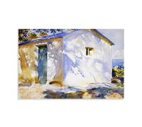 Corfu Lights And Shadows By John Singer Sargent Painter Artwork Poster Wall Art Picture Painting Canvas Prints Artworks Bedroom Living Room Decor 16x24inch(40x60cm)