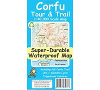 Corfu Tour and Trail Super-Durable Map