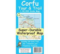 Corfu Tour & Trail Super-Durable Map