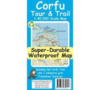 Corfu Tour & Trail Super-Durable Map