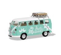 Corgi Diecast Model Cars - CC02737 Volkswagen Campervan Just Married - Men & Women Souvenir Gifts from UK - Small Die Cast Toy Car Models for Boys, Gift for Motor Enthusiasts