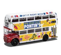 Corgi Diecast Model AEC RM Routemaster Blackpool Transport/Pontins White/Yellow/Red