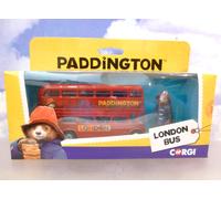 CORGI 1/76 DIECAST ROUTEMASTER LONDON BUS WITH PADDINGTON BEAR FIGURE CC82331