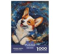 Corgi 1000 Piece Paper Jigsaw Puzzles Animation Impossible Puzzle Beautiful Decoration for Adults And Kids 70x50cm/1000pcs