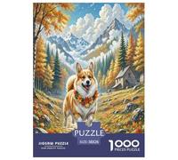 Corgi 1000 Pieces Jigsaw Puzzles For Adults Educational Games Stress Relieving Entertainment Exercise The Memory of The Brain for Adults And Kids, Age 12 Years Up 38x26cm/1000pcs