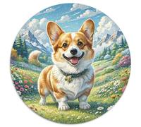Corgi 1000 Pieces Jigsaw Puzzles For Adults Educational Games Stress Relieving Entertainment Exercise The Memory of The Brain for Adults And Kids, Age 12 Years Up 1000pcs (67.5x67.5cm)