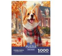 Corgi 1000 Pieces Premium Jigsaw Age 12+ Quirky, Abstract Design, Home Decoration, Educational, Challenging 70x50cm/1000pcs