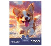 Corgi 1000pcs Animation Paper Jigsaw Puzzle Challenging & Brainteasing Puzzle Educational Games for Adults And Kids 70x50cm/1000pcs
