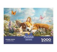 Corgi 1000pcs Paper Jigsaw Puzzles 100% Recycled Cardboard Beautiful Decoration for Adults And Kids 70x50cm/1000pcs
