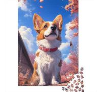 Corgi 500 Piece Jigsaw Puzzle for Adults Family Game Teens Jigsaw Puzzle 500pcs (52x38cm)