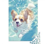 Corgi 500 Piece Jigsaw Puzzles for Adults | | Family Fun Jigsaws Puzzles for Adults Gifts Intellectual Games 500pcs (52x38cm)