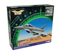 Corgi AA29002 Eurofighter Typhoon FGR.4 RAF No.11 Sqn, Operation Ellamy Model Airplane - Diecast Planes & Aircraft Models for Ages 5+, Die Cast Plane, Toy Airplanes - Gift for Aviation Fans