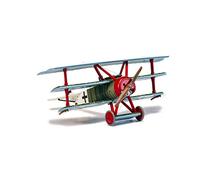 Corgi AA38312 Fokker DR1 Triplane Ltn Hans Weiss,Red,white