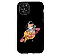 Corgi Astronaut Riding Pizza Through Space Case for iPhone 11 Pro