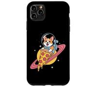 Corgi Astronaut Riding Pizza Through Space Case for iPhone 11 Pro Max