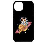 Corgi Astronaut Riding Pizza Through Space Case for iPhone 13