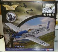 Corgi Diecast Model Plane, AA27709 North American P-51D Mustang