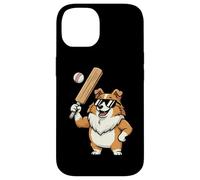 Corgi Baseball Player Dog With Sunglasses Funny Case for iPhone 14