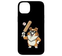 Corgi Baseball Player Dog With Sunglasses Funny Case for iPhone 14 Plus