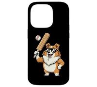 Corgi Baseball Player Dog With Sunglasses Funny Case for iPhone 14 Pro